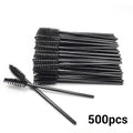 500pcs Eyelash Brushes Wands for Beauty Salon Makeup Tools Disposable Individual False Lashes Application Spoolies
