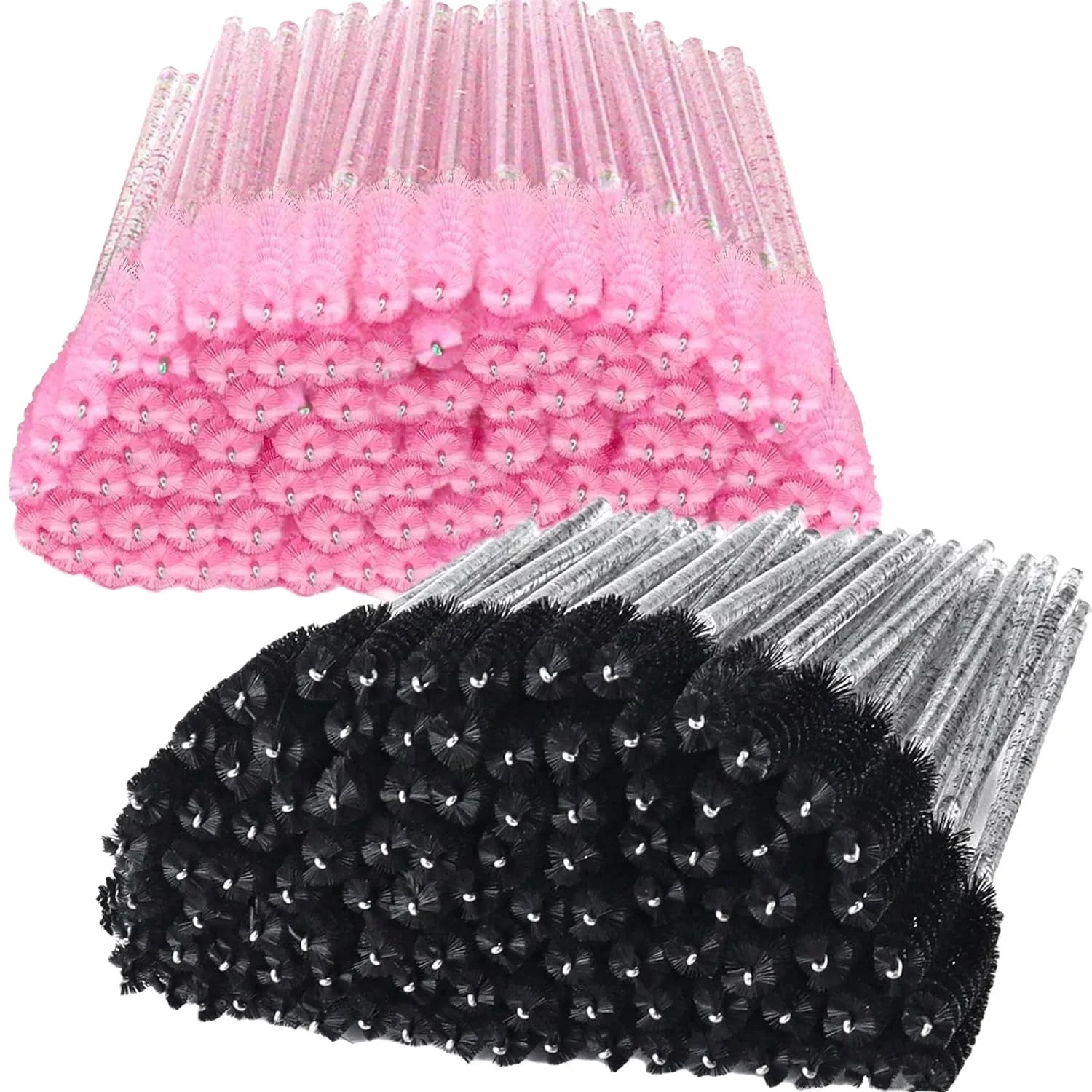 500pcs Eyelash Brushes Wands for Beauty Salon Makeup Tools Disposable Individual False Lashes Application Spoolies